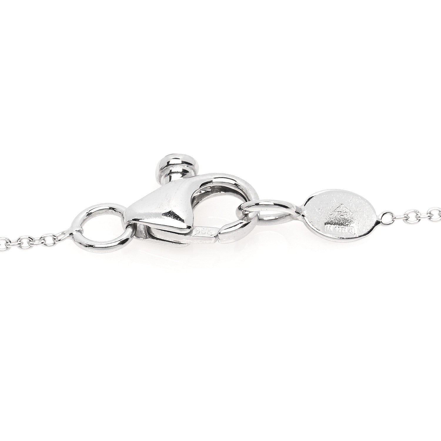Roberto Coin 18K White Gold Diamond By the Inch Five Station Bracelet 4 of 5