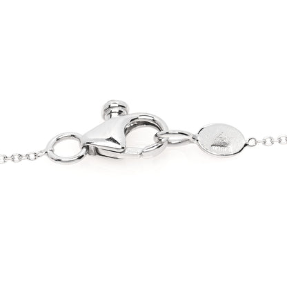 Roberto Coin 18K White Gold Diamond By the Inch Five Station Bracelet 4 of 5