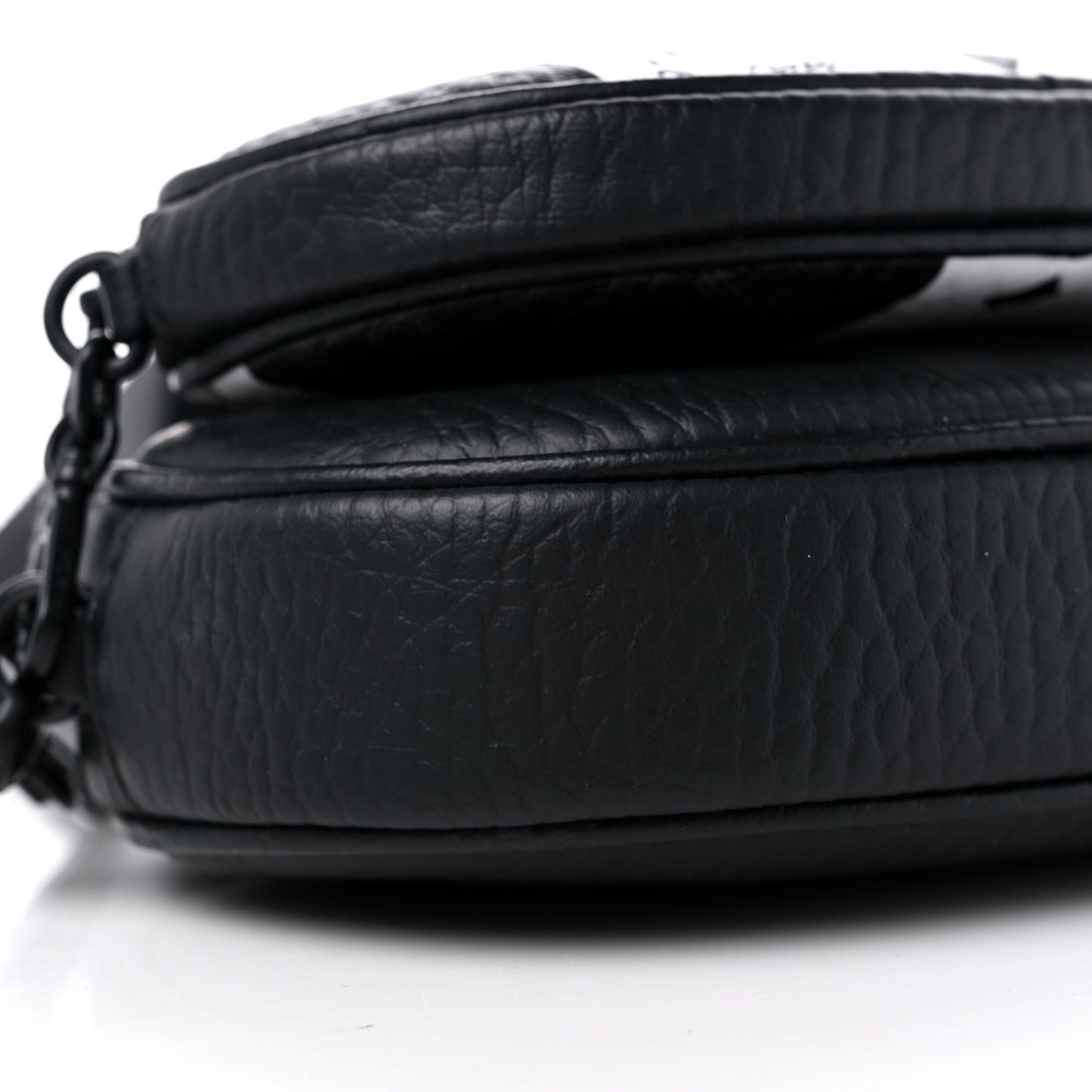 Checkerboard Visetos Small Aren Multifunction Crossbody Pouch Black White