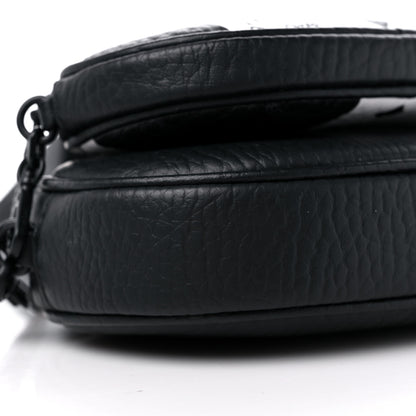 MCM Checkerboard Visetos Small Aren Multifunction Crossbody Pouch Black White 7 of 11