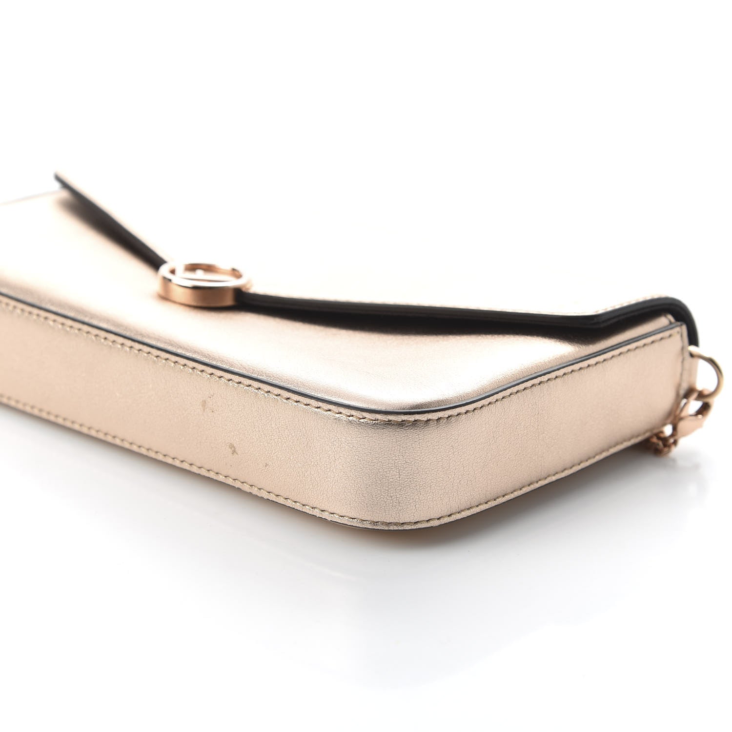 Fendi Vitello Laminato F is Fendi Envelope Wallet on Chain Rame 8 of 11