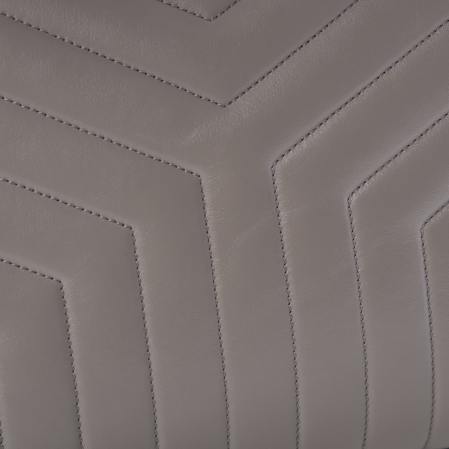 Saint Laurent Calfskin Y Quilted Monogram Large Loulou Chain Satchel Light Grey 9 of 12
