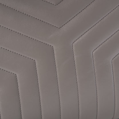 Saint Laurent Calfskin Y Quilted Monogram Large Loulou Chain Satchel Light Grey 9 of 12