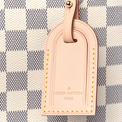 Louis Vuitton Damier Azur Graceful MM Rose Ballerine 12 of 13