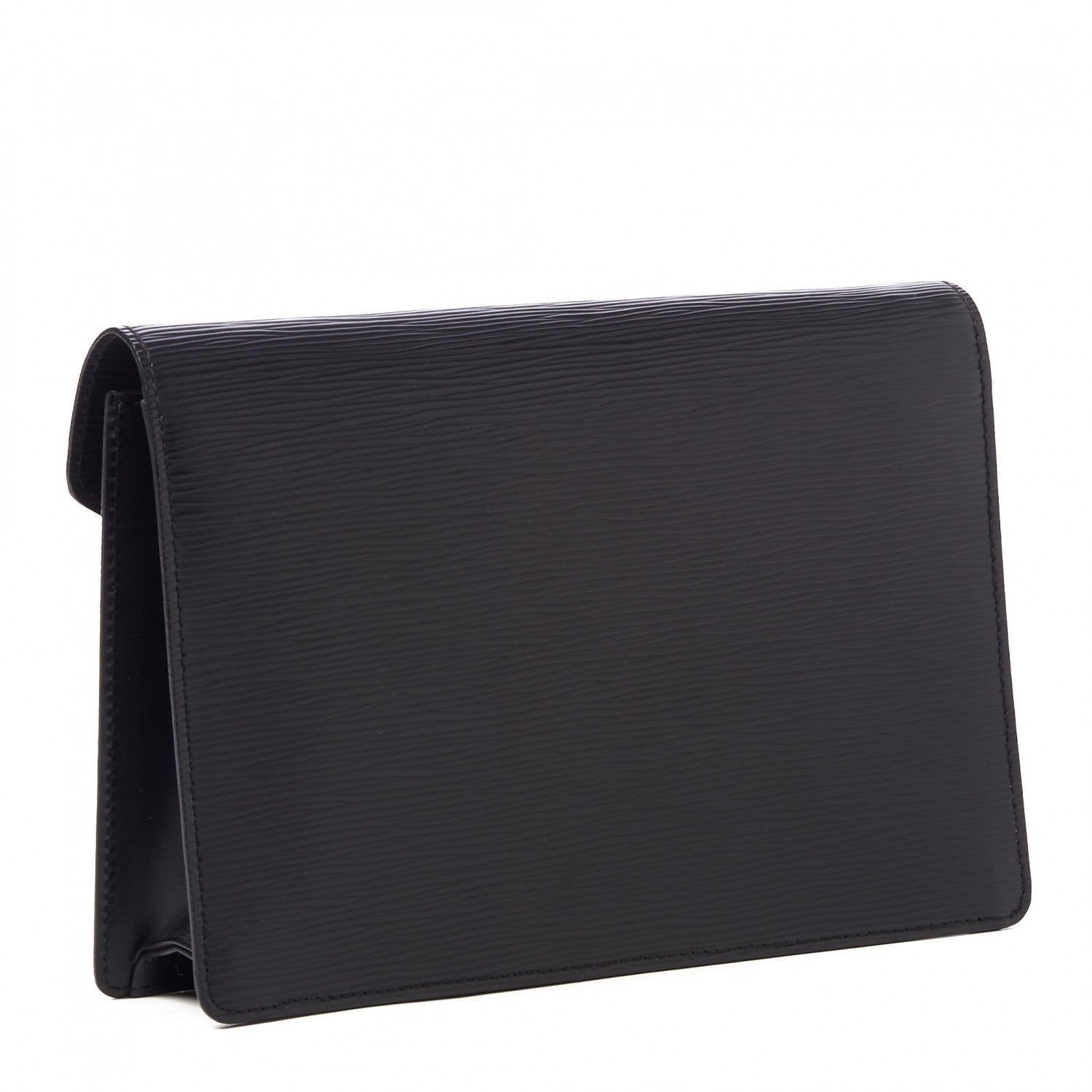 Louis Vuitton Epi Pochette Sellier Dragonne Clutch Black 3 of 8