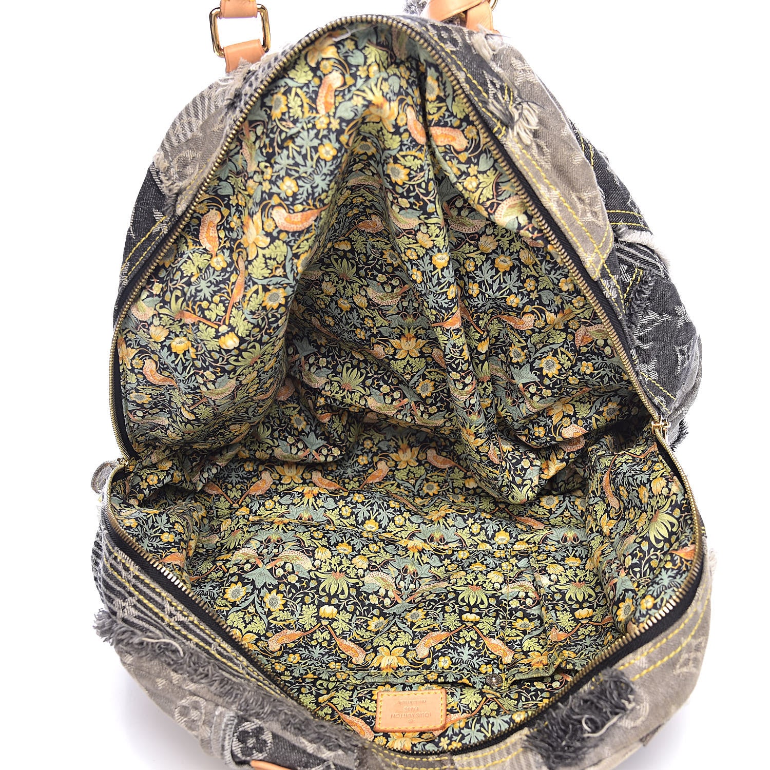 Louis Vuitton Denim Patchwork Bowly Black 5 of 13