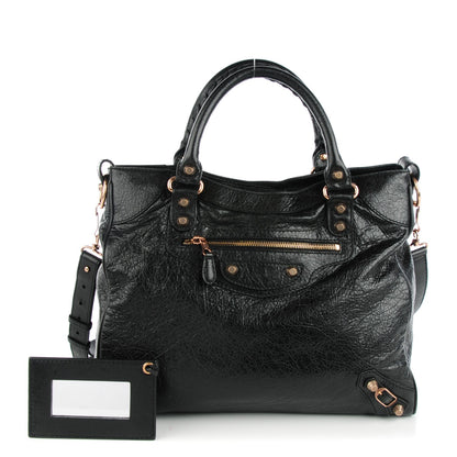 Balenciaga Agneau Giant 12 Rose Gold Hardware Velo Black 1 of 8