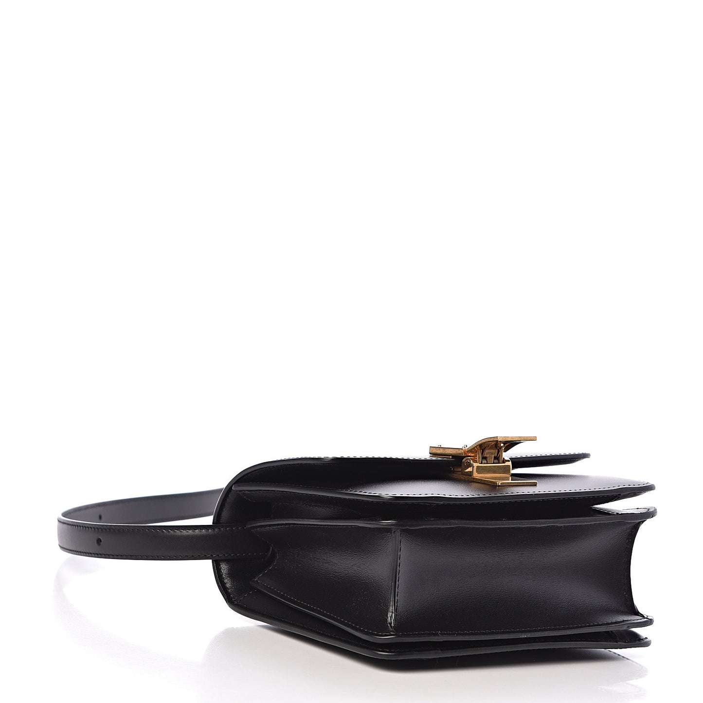 Box Calfskin Small Classic Box Flap Bag Black