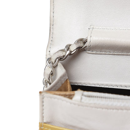 Chanel Patent Camellia Print Wallet On Chain WOC Yellow 17 of 17