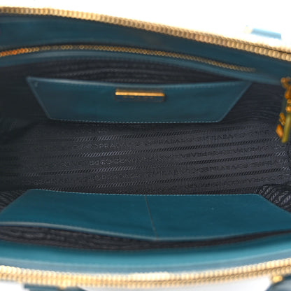 Prada Saffiano Medium Galleria Double Zip Tote Ottanio 4 of 12