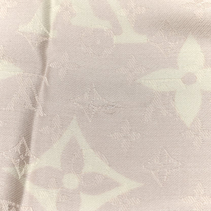 Louis Vuitton Wool Silk Gradient Monogram Shawl Sable Beige 3 of 4