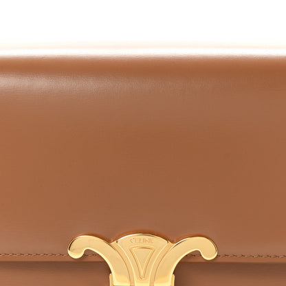 Celine Shiny Calfskin Teen Triomphe Bronze 8 of 10