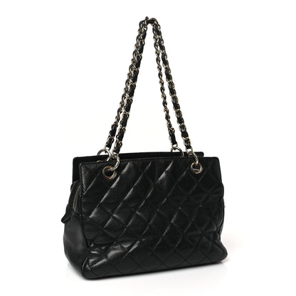 Chanel Caviar Quilted Petit Timeless Tote PTT Black 3 of 8