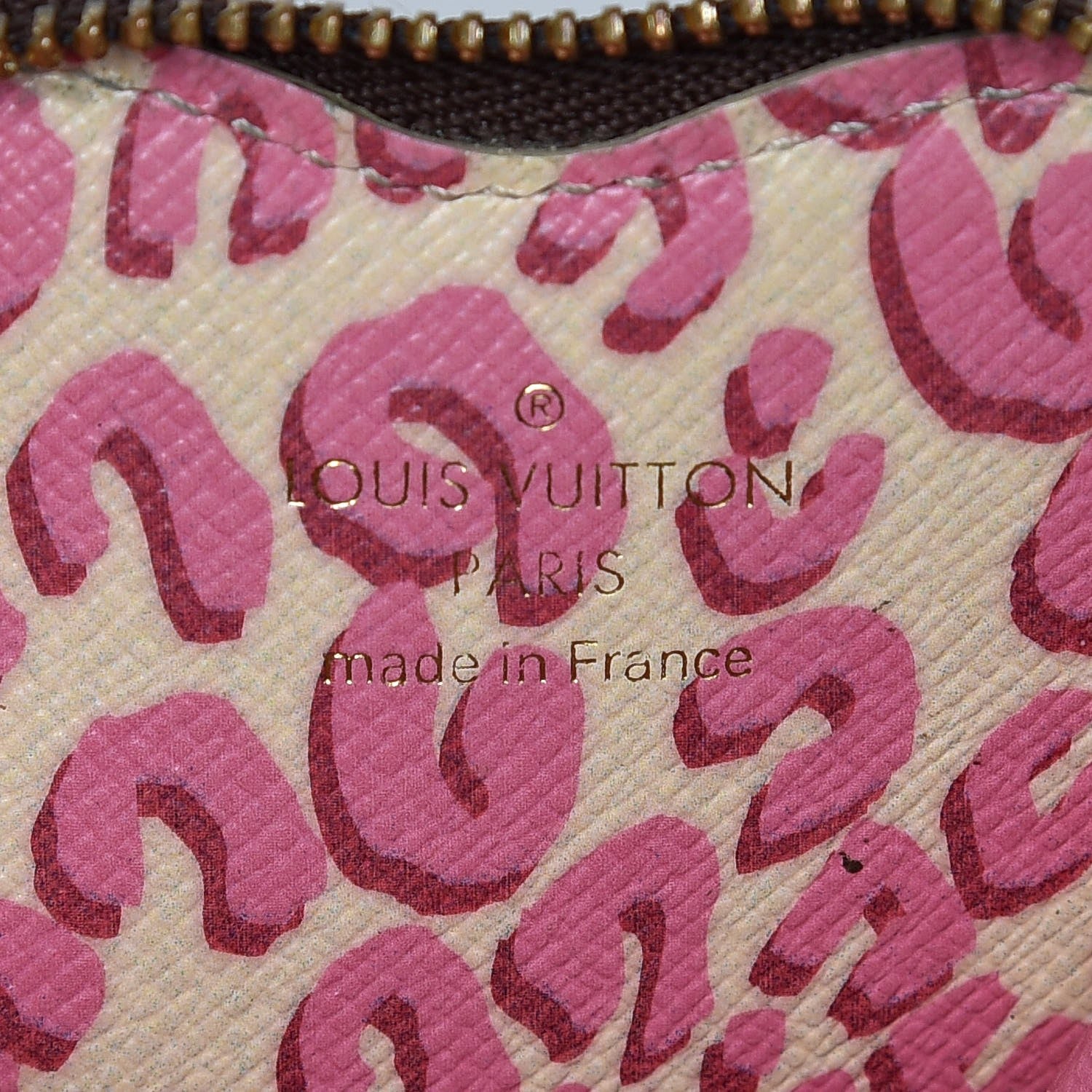 Louis Vuitton Monogram Leopard Coeur Heart Coin Purse Blanc Corail 6 of 8