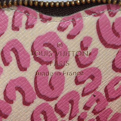 Louis Vuitton Monogram Leopard Coeur Heart Coin Purse Blanc Corail 6 of 8