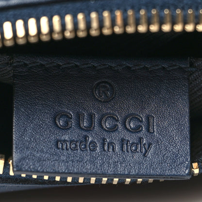 Gucci Monogram Web Small Cosmetic Case Navy 6 of 10