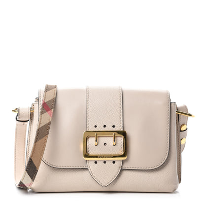 Burberry Soft Grain Calfskin Small Medley Crossbody Limestone 1 of 17