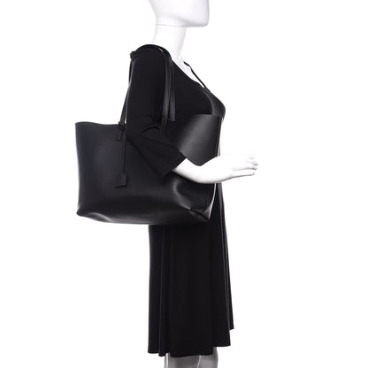 Saint Laurent Calfskin Large Shopping Tote Black 2 of 9