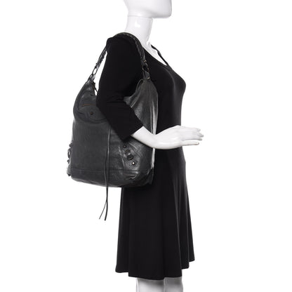 Balenciaga Agneau Classic Hardware Day Hobo Anthracite 2 of 13
