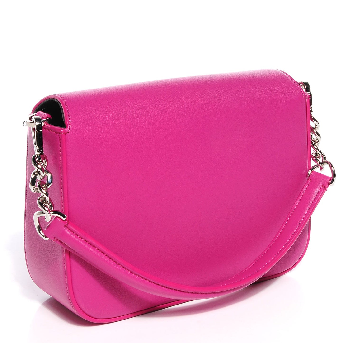 Smooth Calfskin 3Baguette Shoulder Bag Magenta