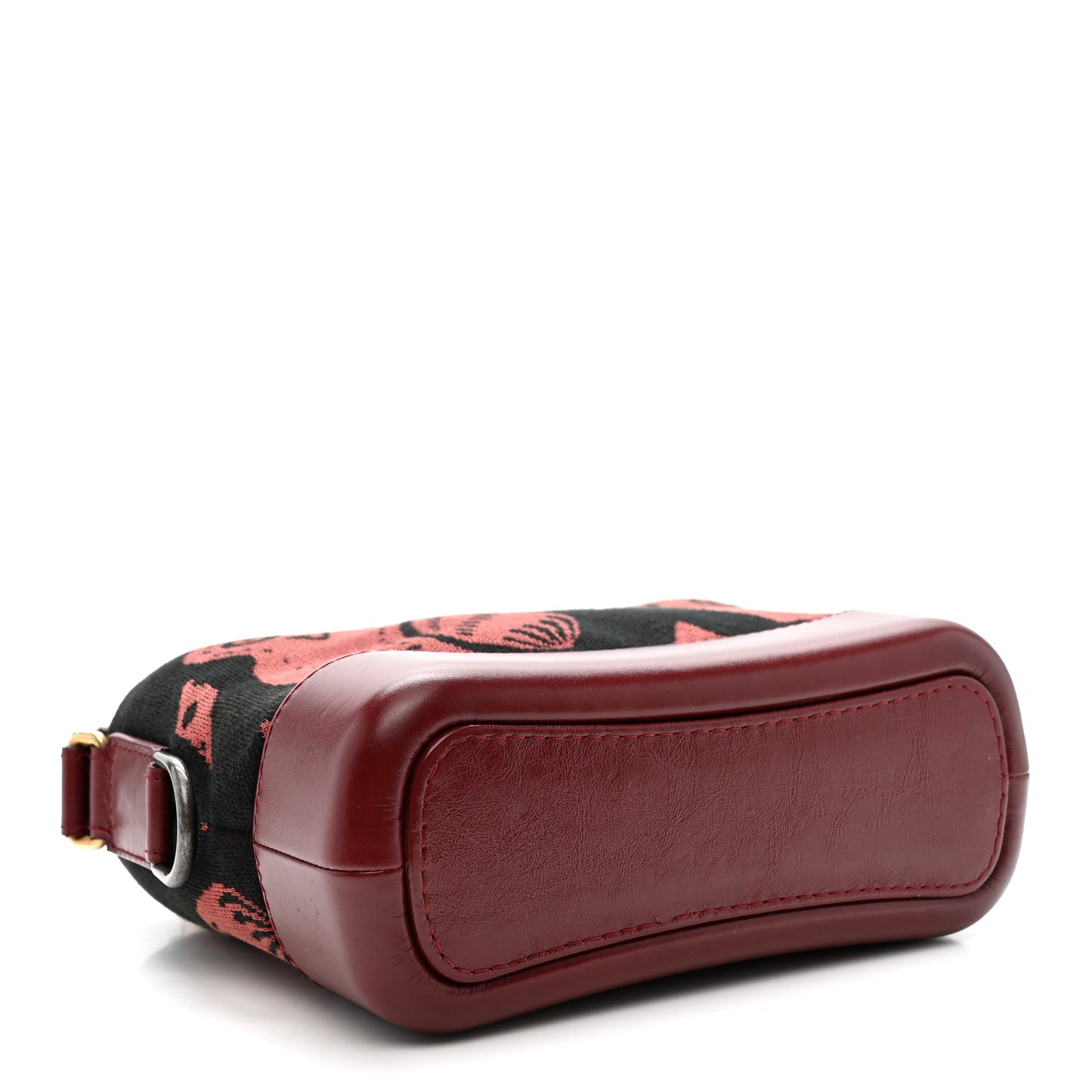 Knit Calfskin Small Gabrielle Hobo Red