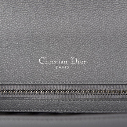 Christian Dior Grained Calfskin Medium Diorama Flap Bag Gris 9 of 11