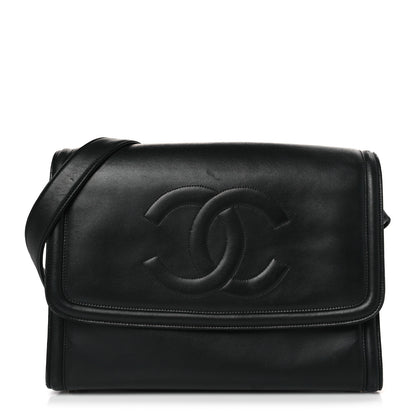 Chanel Lambskin CC Shoulder Bag Black 1 of 12