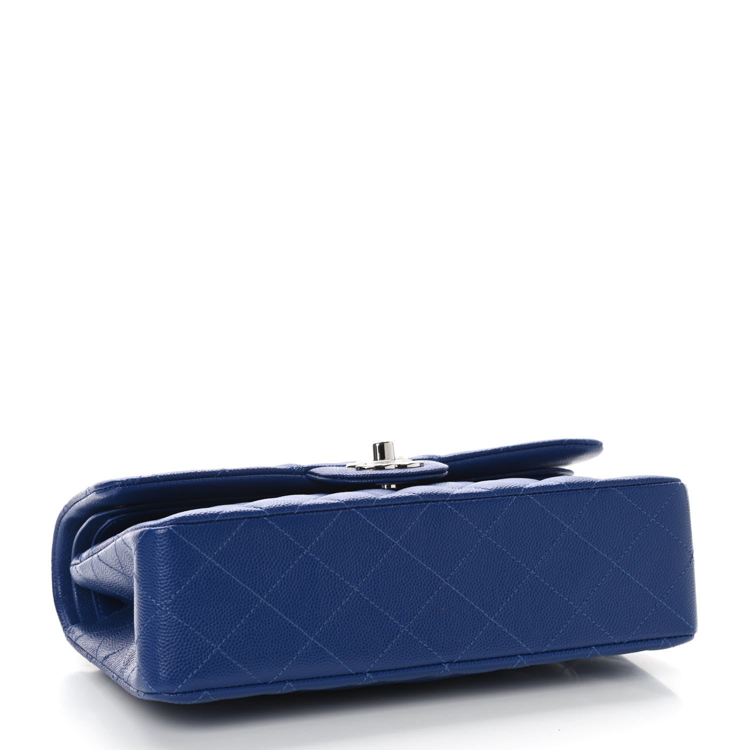 Chanel Caviar Quilted Small Double Flap Blue 3 of 8