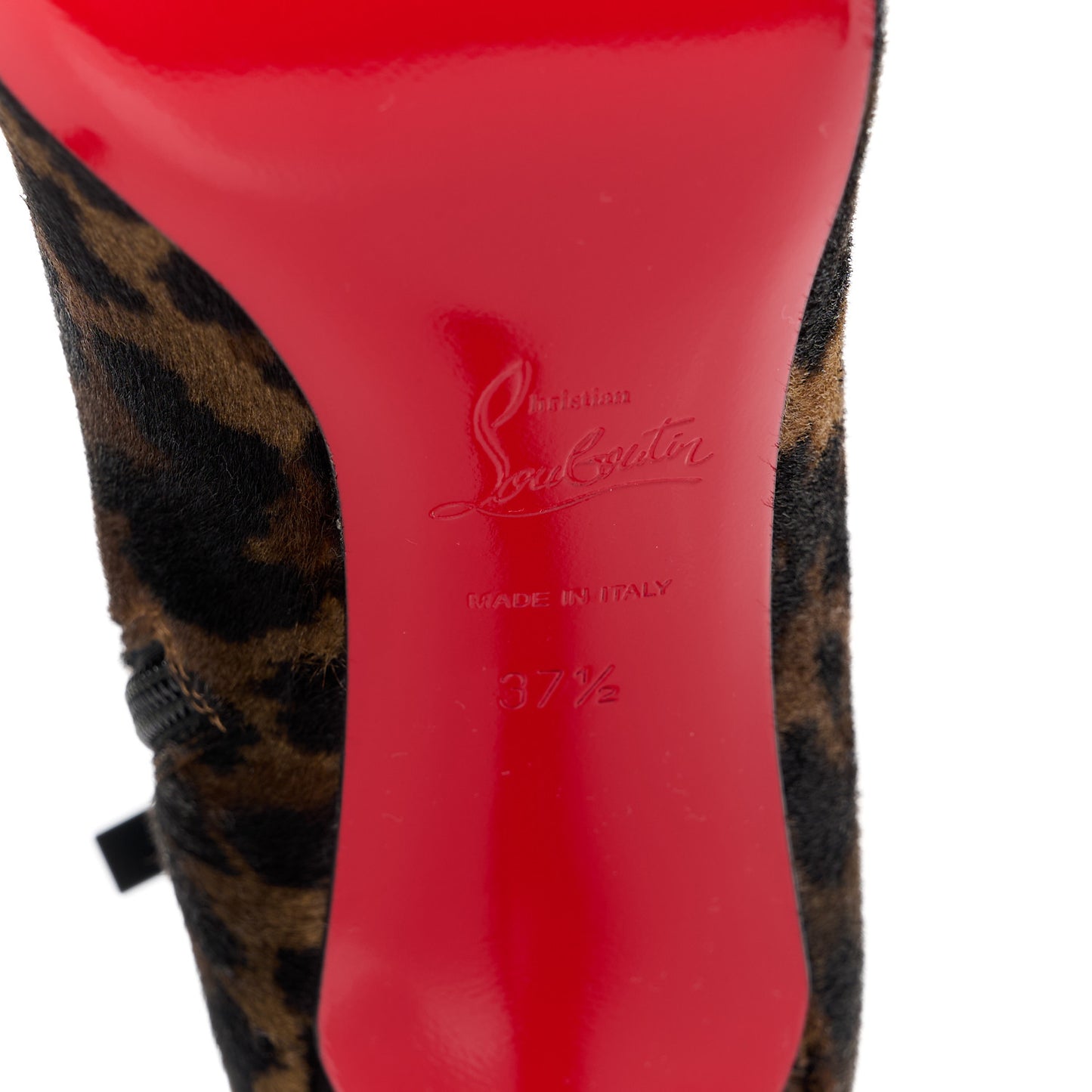 Pony Hair Leopard Print So Kate Booty 85 Ankle Boots 37.5