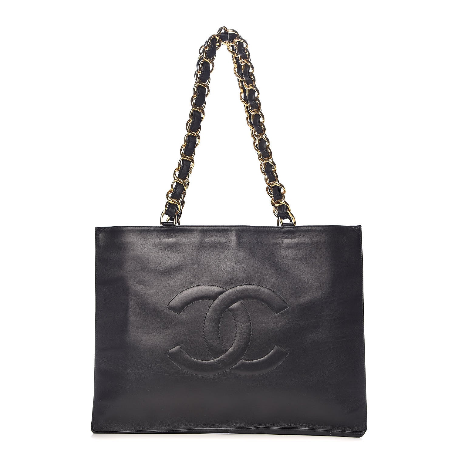 Chanel Lambskin CC Shoulder Bag Black 1 of 15