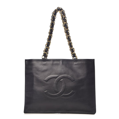 Chanel Lambskin CC Shoulder Bag Black 1 of 15