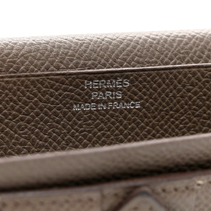 Hermes Epsom Bearn Gusset Wallet Etoupe 6 of 8