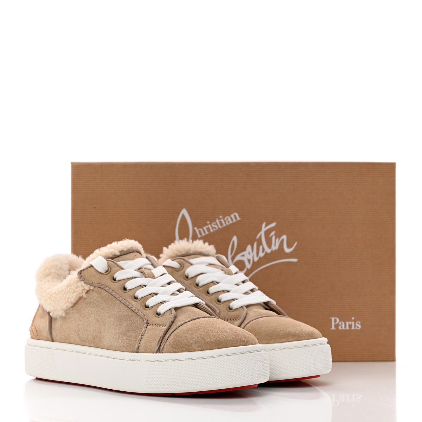 Suede Shearling Fun Vierissima Flat Sneakers 37 Atlas 37