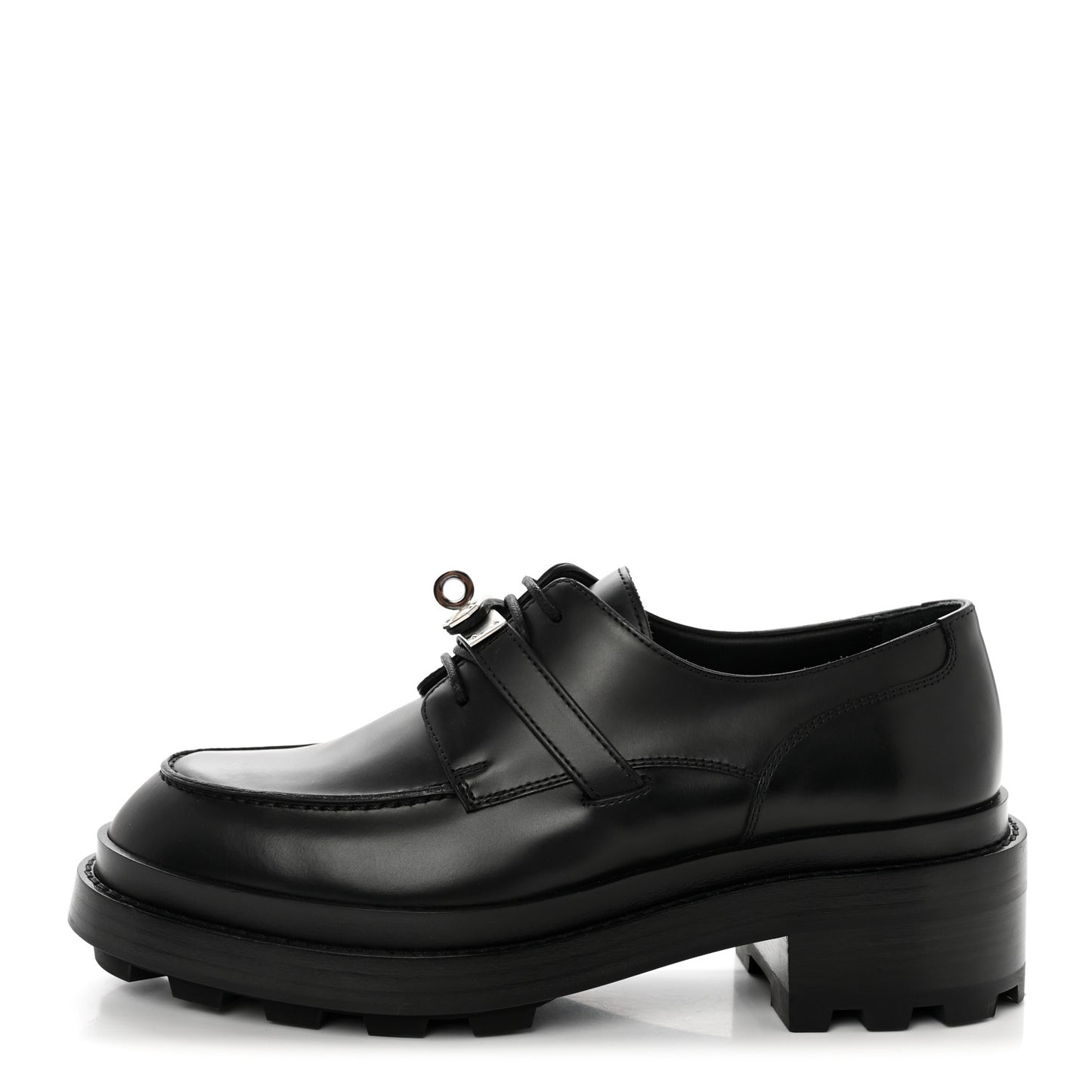 Glossed Calfskin First Oxford 37.5 Black