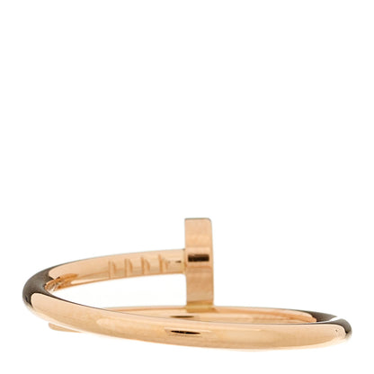 Cartier 18K Pink Gold Small Juste Un Clou Ring 56 7.5 3 of 5