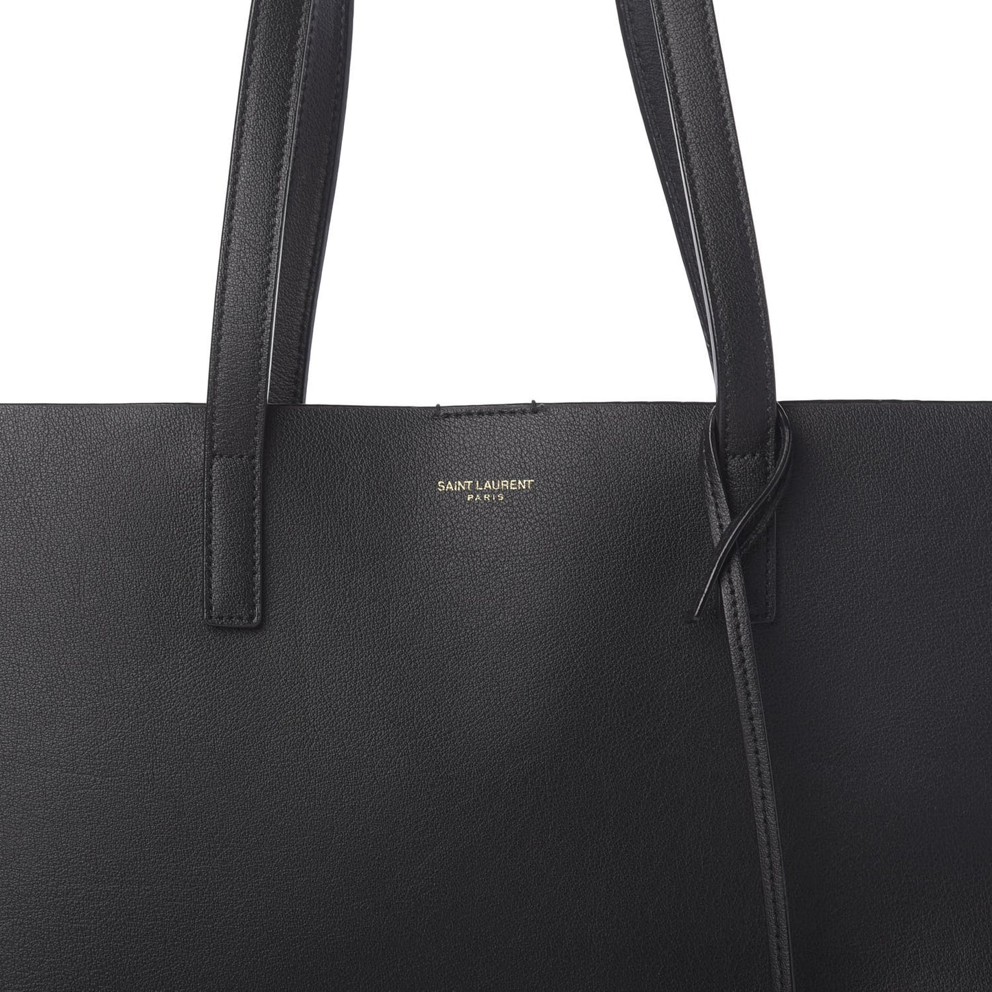 Calfskin Large Shopping Tote Black