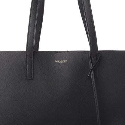 Saint Laurent Calfskin Large Shopping Tote Black 13 of 13