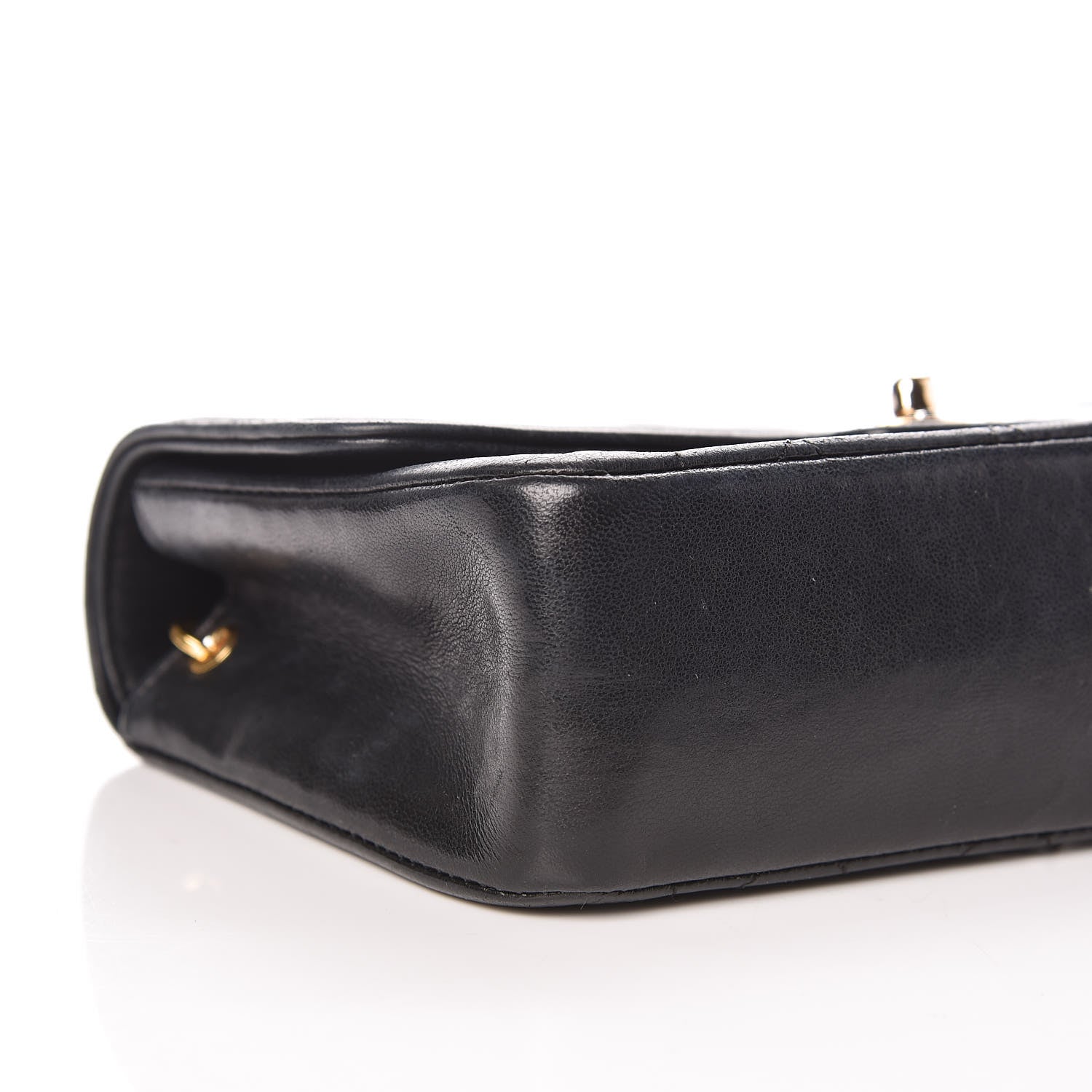 Chanel Lambskin Quilted Mini Flap Black 9 of 11
