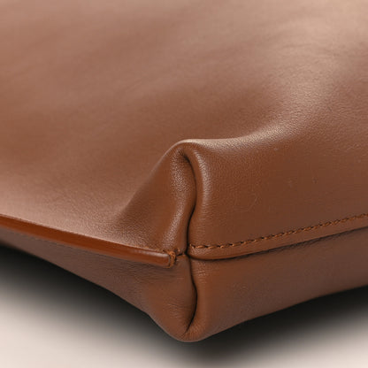 Saint Laurent Calfskin Medium Suzanne Hobo Brick 7 of 8