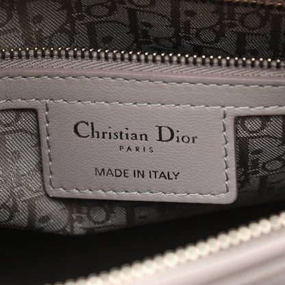 Christian Dior Lambskin Cannage Medium Lady Dior Grey 6 of 10