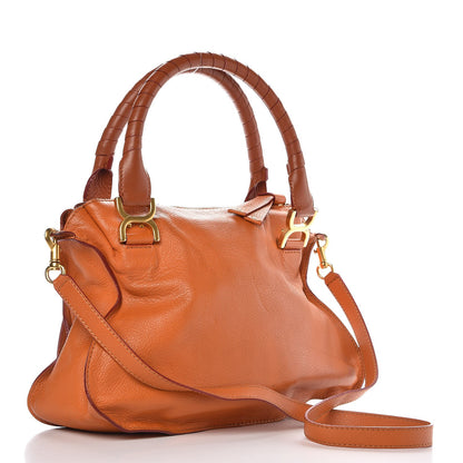 Chloe Calfskin Small Marcie Satchel Maple Leaf 4 of 17