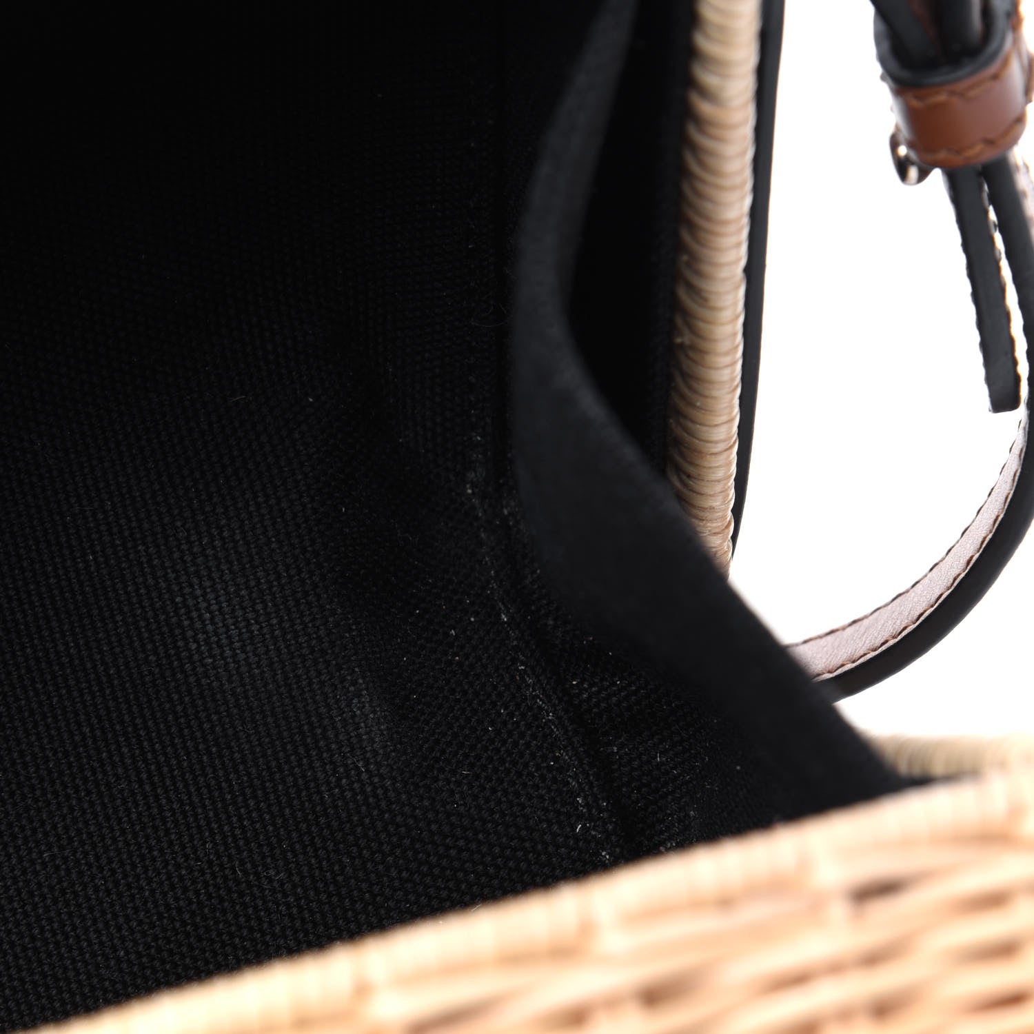 Prada City Calfskin Wicker Elektra Satchel Beige Cognac 4 of 4