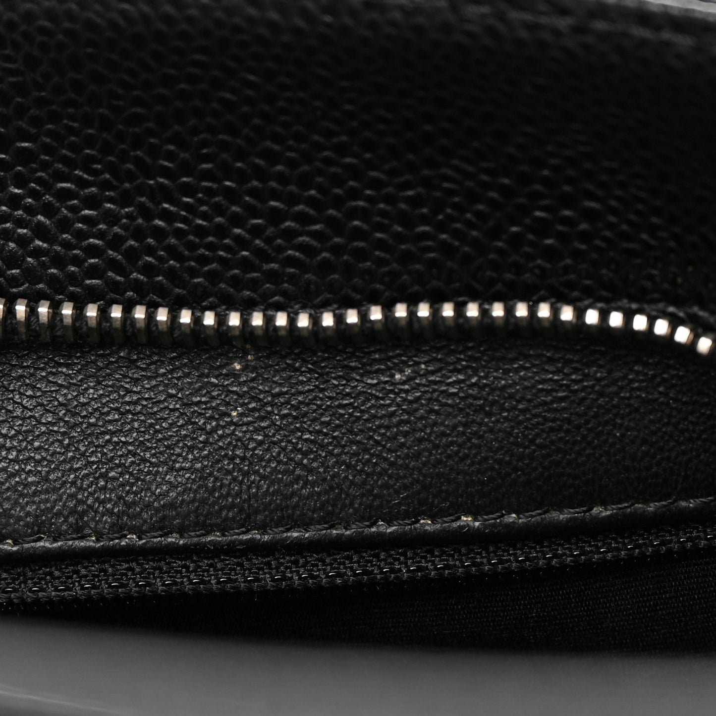 Caviar Quilted Medallion Tote Black