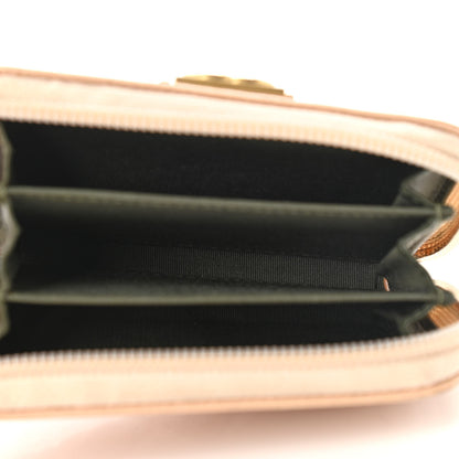 Chanel Caviar Quilted Boy Zip Around Coin Purse Wallet Beige Clair 5 of 8