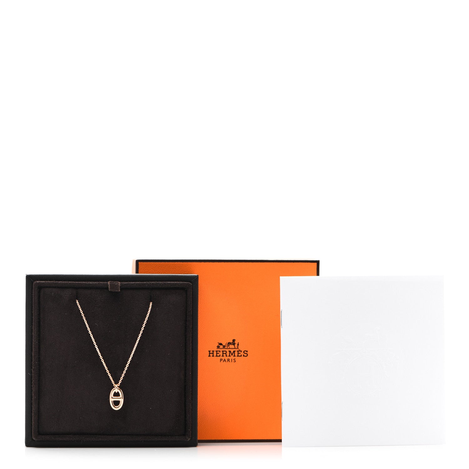 Hermes 18K Rose Gold PM Farandole Pendant Necklace 5 of 5