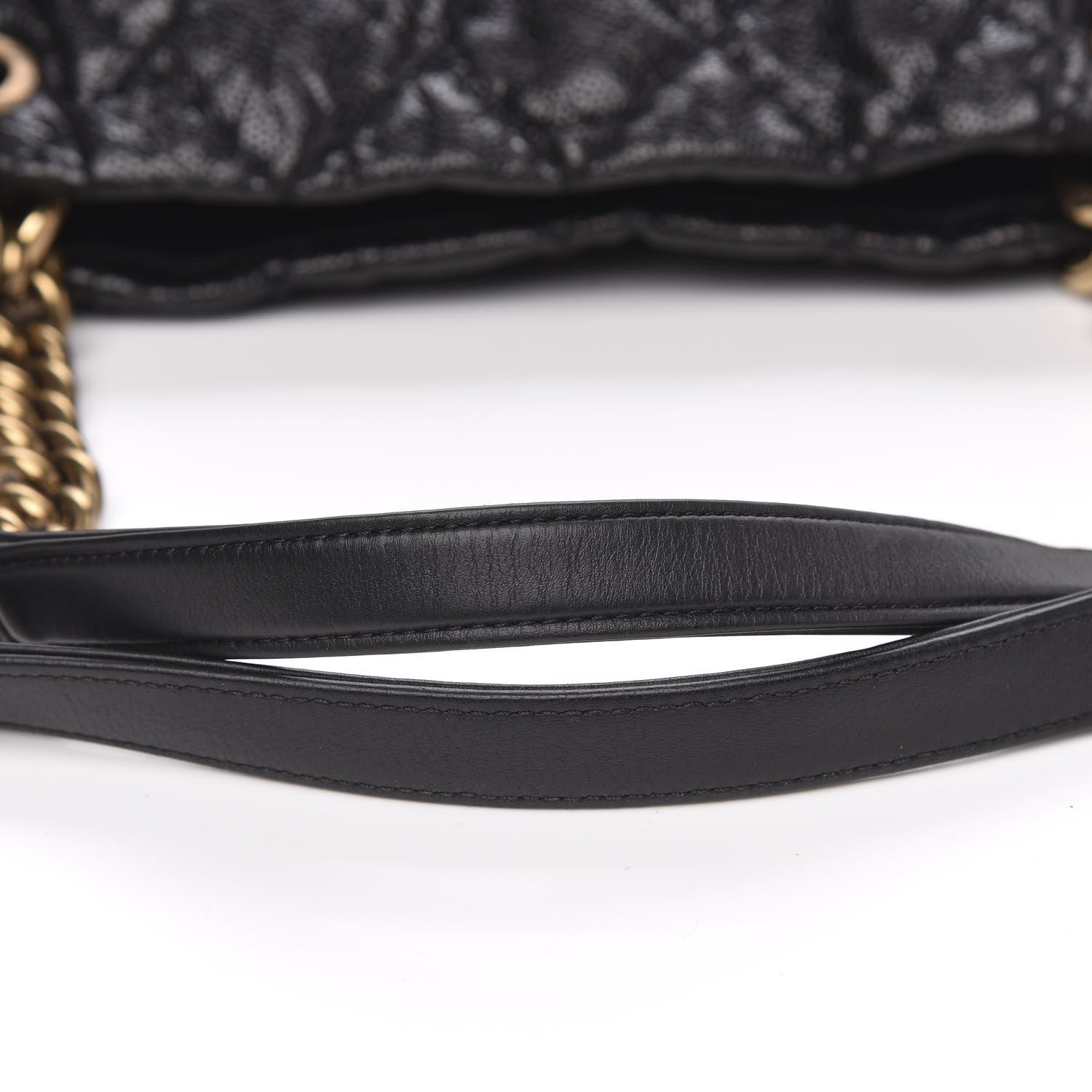 Chanel Glazed Caviar Coco Pleats Tote Black 11 of 15