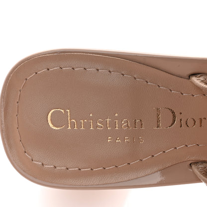 Christian Dior Patent Dior Day Slingback 35mm Pumps 40.5 Nude 6 of 11
