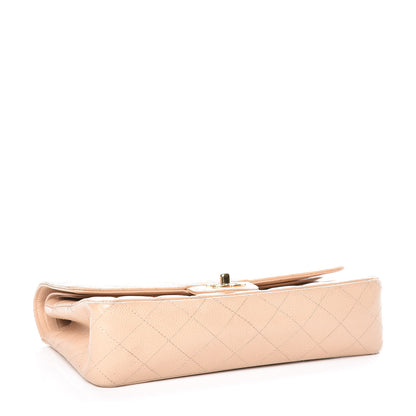 Chanel Caviar Quilted Medium Double Flap Beige Clair 5 of 11