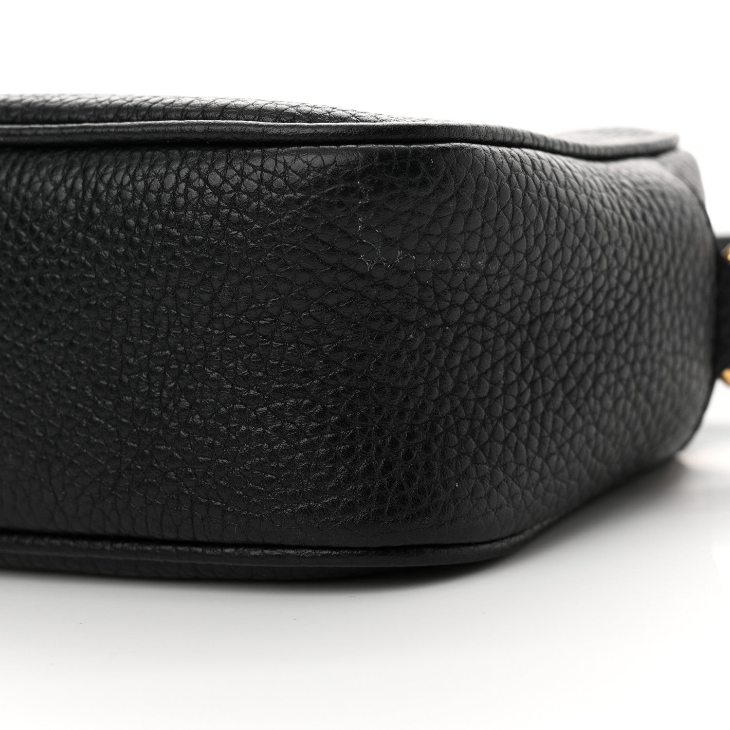 Gucci Pebbled Calfskin Mini Soho Disco Bag Black 10 of 11