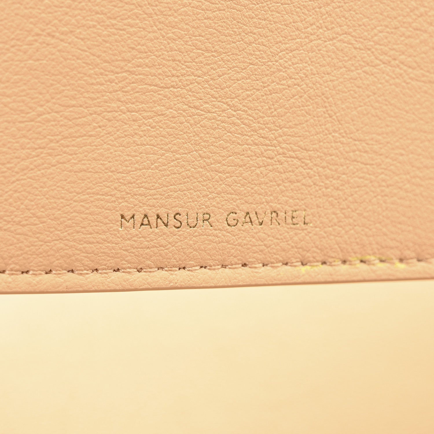 Mansur Gavriel Supple Calfskin Everyday Soft Tote Sandstone Cornflower 7 of 11